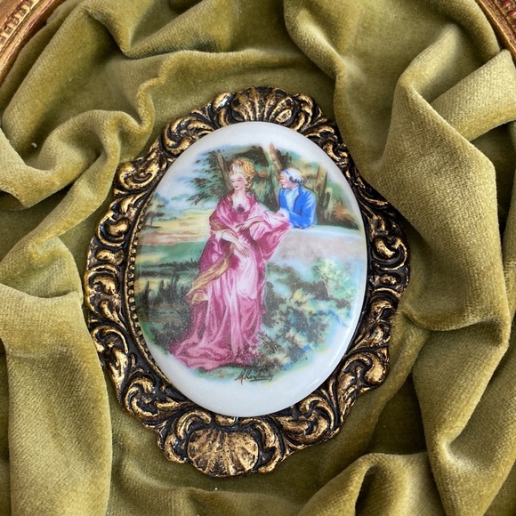 Set of two Goodman-Dean Scott vintage wall hangings - Picture 3 of 9